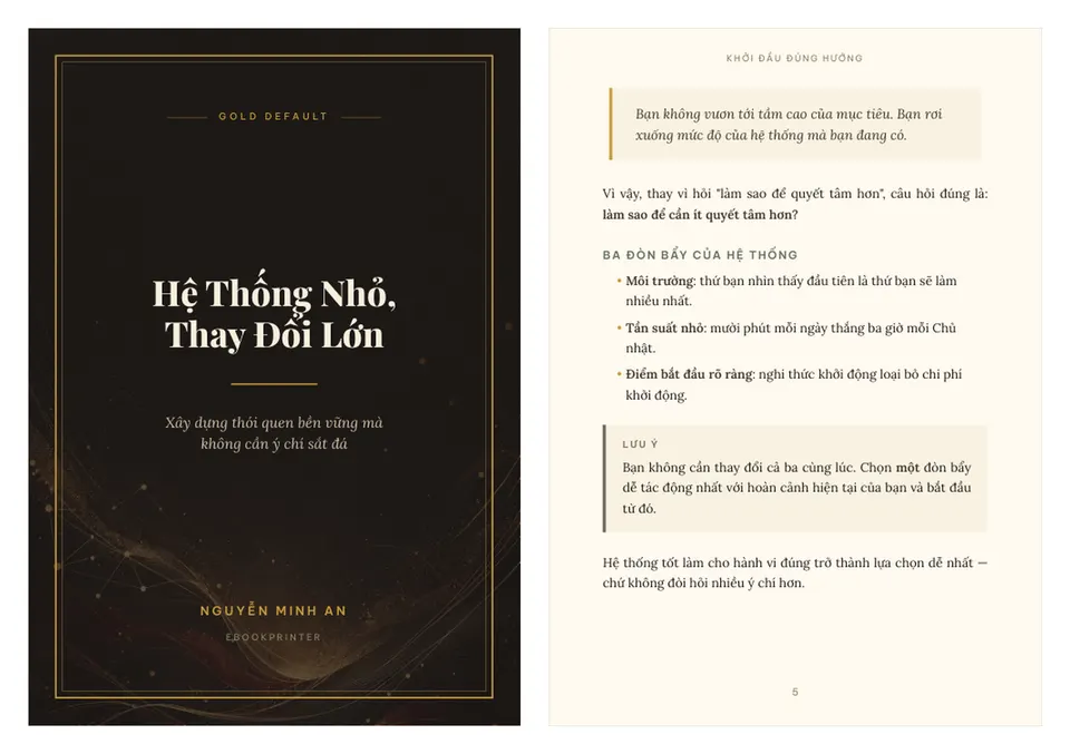 gold-default — bìa và trang ruột dựng bằng Ebook Printer