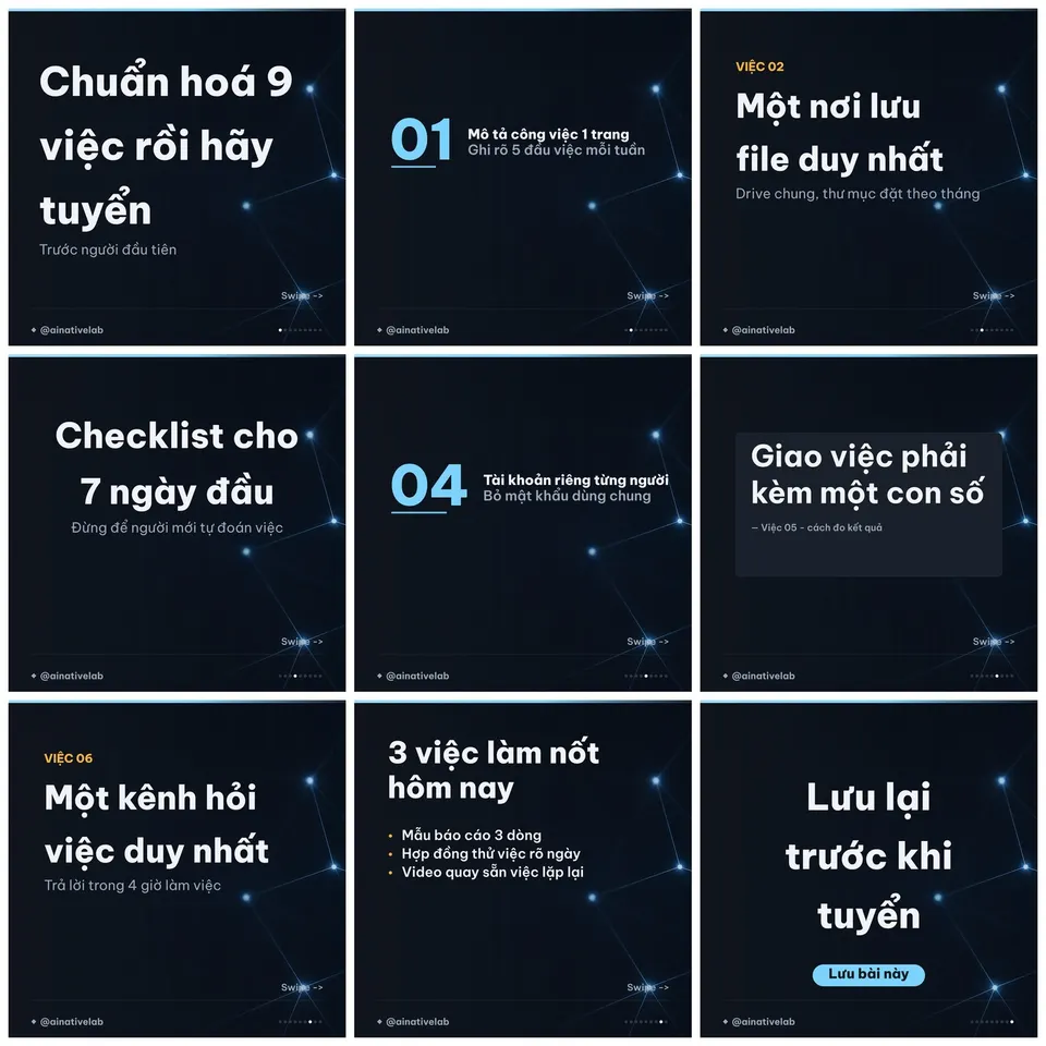 recap-slate — bộ demo 9 slide dựng bằng skill