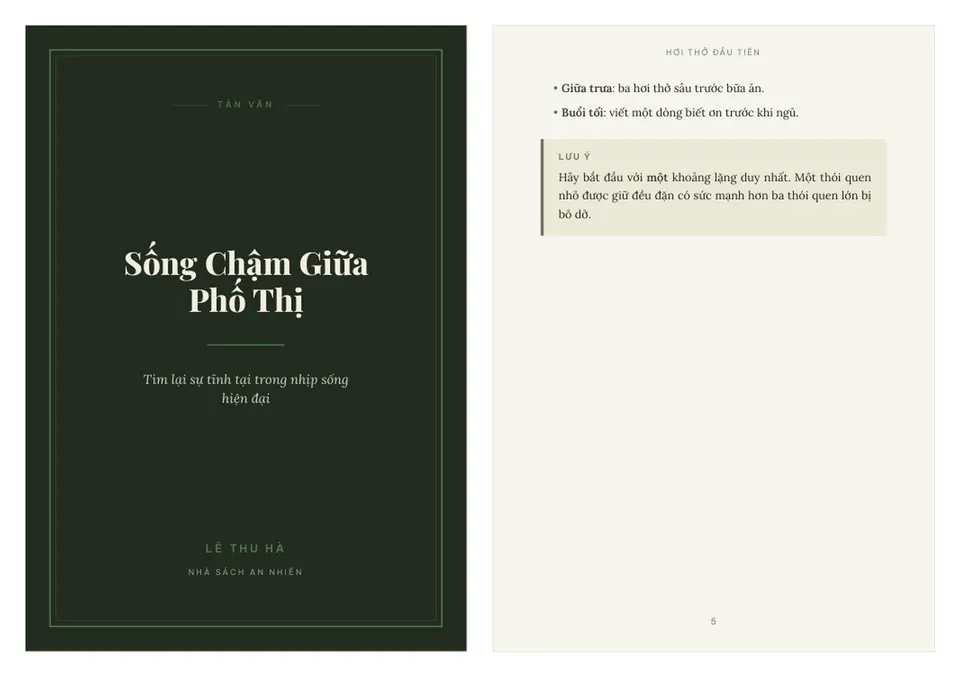 sage-editorial — bìa và trang ruột dựng bằng Ebook Printer