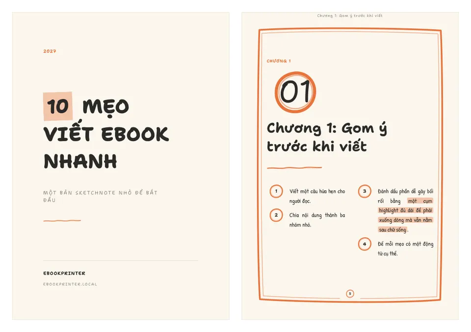 hand-sketchnote — bìa và trang ruột dựng bằng Ebook Printer